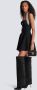 Balmain B-Buzz mini fluwelen en kristallen tas Black Dames - Thumbnail 2