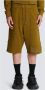 Balmain Bermuda shorts van milieuvriendelijk katoen met reflecterend logo. Groen Heren - Thumbnail 2
