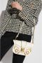 Balmain Schoudertas met logoplakkaat Beige - Thumbnail 6