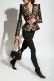 Balmain Slim-fit jacket in leopard jacquard Brown Dames - Thumbnail 9