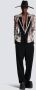 Balmain Pastel print cut-out jacket Meerkleurig Heren - Thumbnail 6