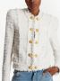 Balmain Witte Tweed Blazer voor Vrouwen Wit Dames - Thumbnail 3