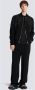 Balmain Embroidered crepe bomber jacket Zwart Heren - Thumbnail 2
