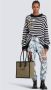 Balmain Canvas B-Army 42 tote with leather panels Beige Dames - Thumbnail 8