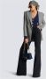 Balmain Navy Blauwe Gebreide Crop Cardigan Blauw Dames - Thumbnail 2