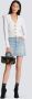 Balmain Geknoopte cropped gebreide cardigan White Dames - Thumbnail 2