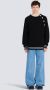 Balmain Trui met decoratieve sluiting Zwart Heren - Thumbnail 3