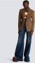 Balmain Houndstooth wollen jas met 6 knopen Brown Heren - Thumbnail 2