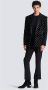 Balmain Fluweel jasje met glitter stippen Black Heren - Thumbnail 2