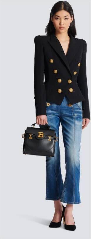 Balmain Blazer met dubbele rij knopen Zwart - Foto 2