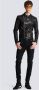 Balmain Zipped leather biker jacket Zwart Heren - Thumbnail 2