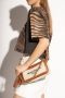 Balmain Pochettes Canvas B-Army pouch with leather inserts in bruin - Thumbnail 11