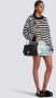 Balmain 1945 Zachte middelgrote tas van gewatteerd leer Black Dames - Thumbnail 3