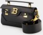 Balmain Satchels Smooth Leather B Buzz Bag in zwart - Thumbnail 8