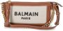 Balmain Pochettes Canvas B-Army pouch with leather inserts in bruin - Thumbnail 9