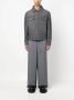 Balmain Grijze Klassieke Jas met Ingedrukte Knopen Gray Heren - Thumbnail 3