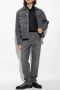 Balmain Grijze Klassieke Jas met Ingedrukte Knopen Gray Heren - Thumbnail 2