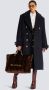 Balmain Oversized jas met kruislings knoopsluiting Blauw Dames - Thumbnail 4