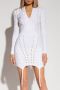 Balmain Jurk met veterdetail Wit - Thumbnail 2