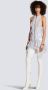 Balmain Robe courte à dentelle Blauw Dames - Thumbnail 2