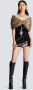 Balmain Mini-jurk met pailletten Zwart - Thumbnail 2