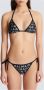 Balmain Driehoekige bikini Zwart Dames - Thumbnail 2