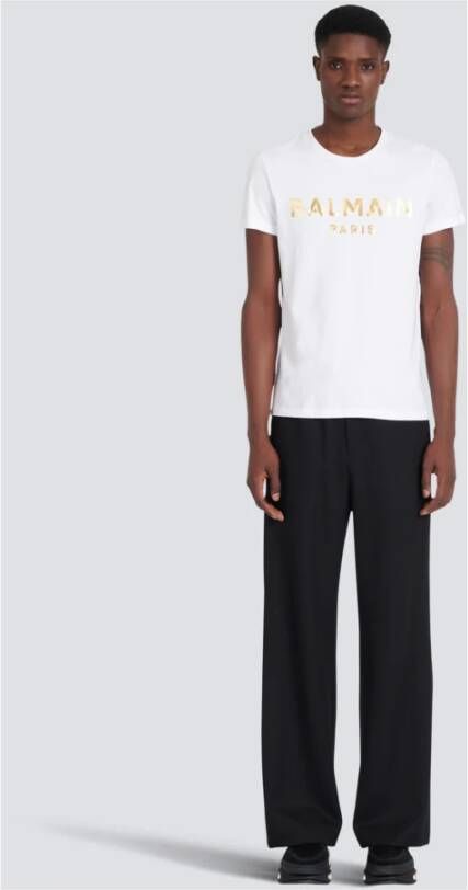 Balmain T-shirt met logoprint Wit - Foto 6
