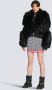 Balmain Wool and faux fur jacket Zwart Dames - Thumbnail 2
