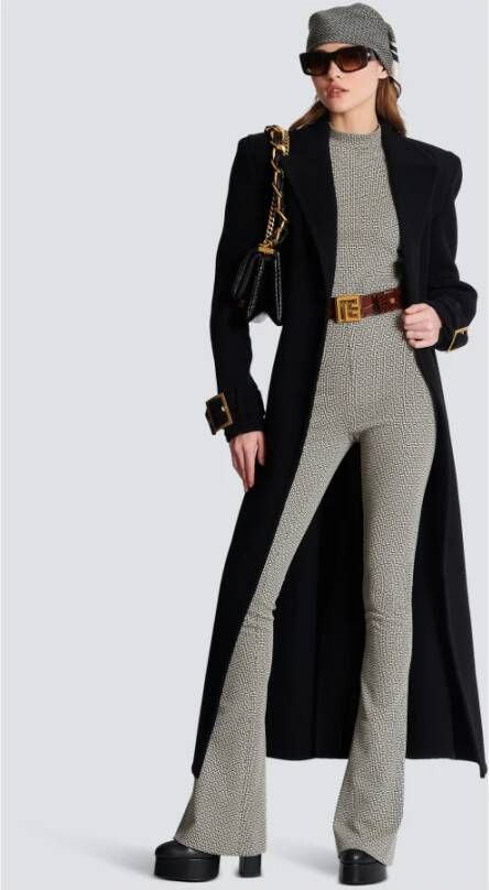 Balmain Broek met jacquard Grijs - Foto 5