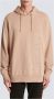 Balmain Hoodie met logo-reliëf Beige - Thumbnail 2