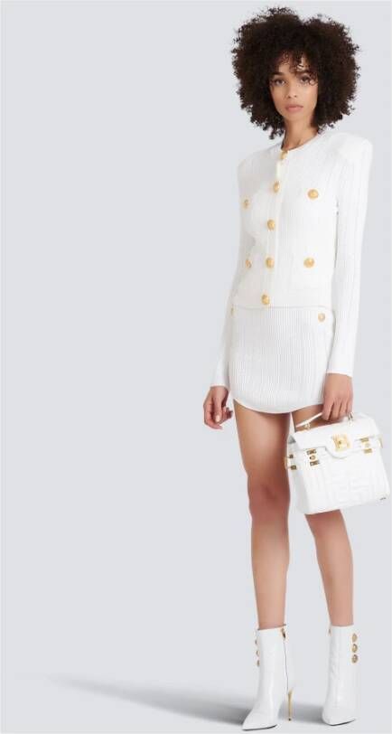 Balmain Gebreide trui Goud - Foto 6