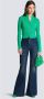 Balmain Ribgebreid vest Groen - Thumbnail 5