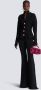 Balmain Geribbelde gebreide peplum cardigan Black Dames - Thumbnail 3