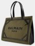Balmain Shoppers & Totes B-Army Medium Shopper Bag in groen - Thumbnail 3