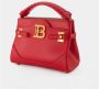 Balmain B-Buzz 22 Top Handle leather bag Rood Dames - Thumbnail 9
