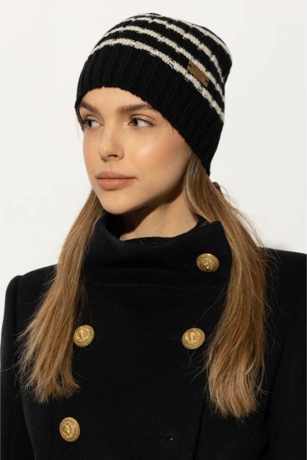 Balmain Cashmere muts Zwart Dames