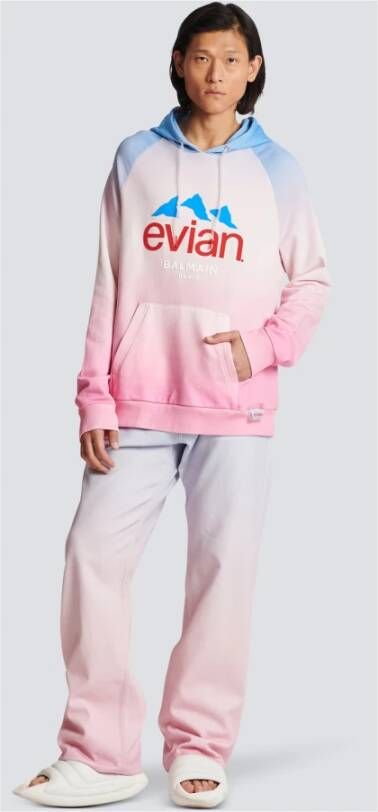 Balmain x Evian hoodie met kleurverloop Roze - Foto 3