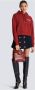 Balmain Sweatshirt met mini flocked Parijs detail Rood Dames - Thumbnail 2