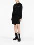 Balmain Cropped Sweatshirt met capuchon en logo print Black Dames - Thumbnail 2