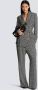 Balmain Monogram printed jacket with shawl collar Zwart Dames - Thumbnail 4