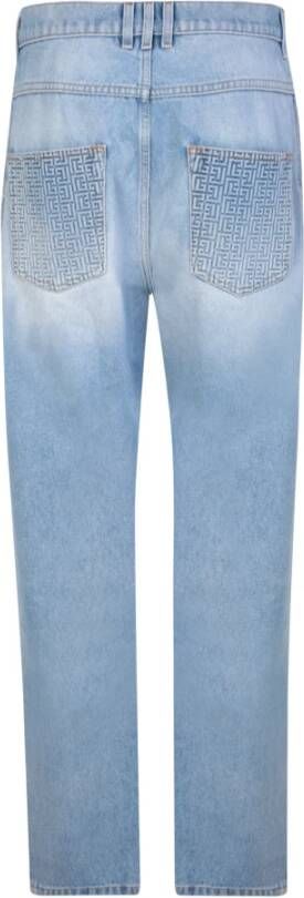 Balmain Stijlvolle Blauwe Jeans voor Heren Blauw Heren
