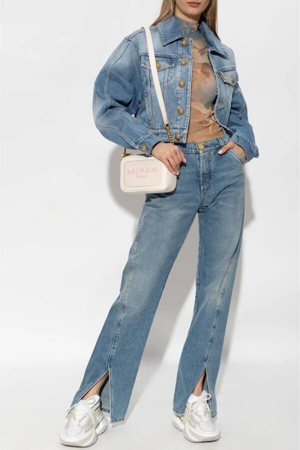 Balmain Jeans met vintage-effect Blauw Dames