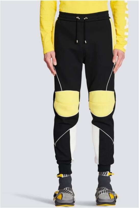 Balmain Joggingbroek met neopreen panelen Zwart Heren