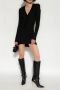 Balmain Jurk met lurexdraden Zwart Dames - Thumbnail 2
