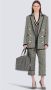 Balmain Veste boyfriend en coton à monogramme Zwart Dames - Thumbnail 2