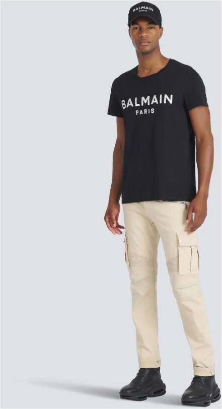 Balmain Katoenen cargobroek Beige Heren