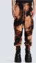 Balmain Katoenen joggingbroek met verbrande print Brown Heren - Thumbnail 2