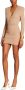 Balmain Ribgebreide mini-jurk Bruin - Thumbnail 2