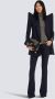 Balmain Gebreide trui met monogram Zwart Dames - Thumbnail 2