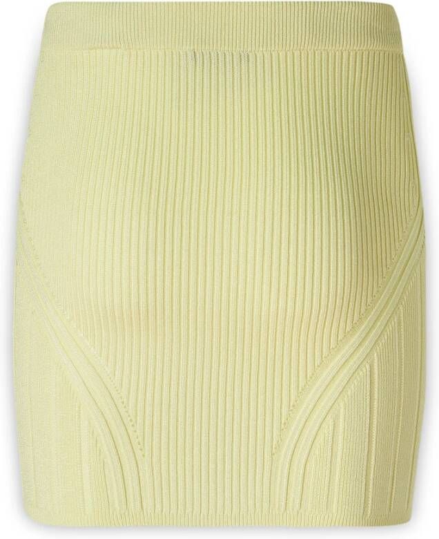 Balmain Korte rok Geel Dames
